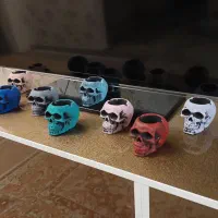 8 عدد جاسیگاری طرح اسکلت جمجمه