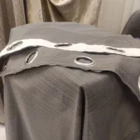 فروش پرده حریر بافت دار و شاین پنلی