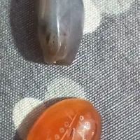 چفت در برنجی قدیمی  نگین عقیق سلیمانی قفل جعبه|کلکسیون اشیاء عتیقه|شیراز, لاله|دیوار