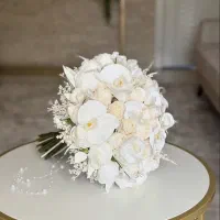 دسته گل عروس گل مصنوعی|گل مصنوعی|اصفهان, نقش جهان|دیوار