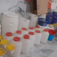 دبه بزرگ وکوچک آبکش.تشت.ملاقه.کفگیر|ظروف سرو و پذیرایی|ماهدشت, |دیوار