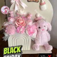 باکس گل شمعی هدیه و نوزادی تخفیفی بلک فرایدی|صنایع دستی و سایر لوازم تزئینی|اهواز, فاز ۲ پادادشهر|دیوار