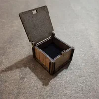 حراج ، جعبه انگشتر چوبی لولایی