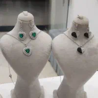 نیم ست کد5424642 قلبی استیل آفر ویژه