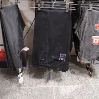 شلوار لی مردانه رنگ ذغالی کلاسیک سنگشور|لباس|کرمان, |دیوار