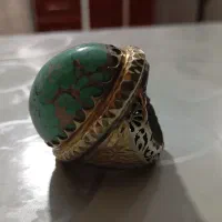 فروش یک عدد انگشتر فیروزه درشت دورطلا|جواهرات|گرگان, |دیوار