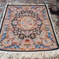 فرش زرع ونیم سالاری چله ابریشم