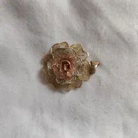 نیم ست طلا طرح رزگل|جواهرات|تبریز, |دیوار