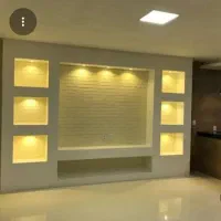 اجرای کار کناف. تایل. پی وی سی. میز تی وی وماربل