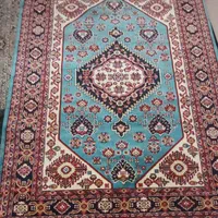 فرش ۹ متری گردویی و فرش ۶ متری فیروزه ای|فرش|کرج, برغان|دیوار