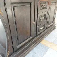 ۲ عدد کنسول برنز کاری بسیار شیک تمام چوب و عالی|بوفه، ویترین، کنسول|تهران, خانی آباد نو شمالی|دیوار