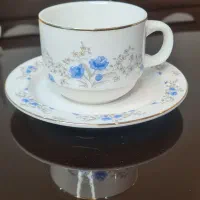 ست کامل ۶ نفره فنجان و نعلبکی
