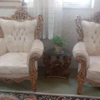 مبل ۹ نفره در حد نو با میز وسط و دو عدد عسلی|مبلمان خانگی و میز عسلی|بابل, |دیوار