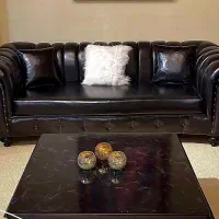 کاناپه ۳نفره چستر چرم