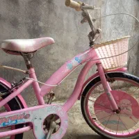 دوچرخه ی صورتی دخترانه بسیار زیبا
