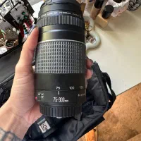 دوربین کنون با لنز 300-75|دوربین عکاسی و فیلمبرداری|رشت, شهرک قدس|دیوار