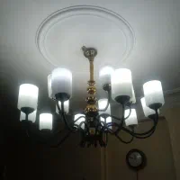 فروش لوستر پروفیلی مشکی انتیک(در حد)