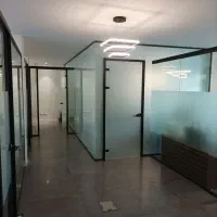 پارتیشن شیشه ای اداری ،درب اتوماتیک،شیشه سکوریت