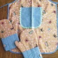 ست پیشبند آشپز خانه  و دستکش فر