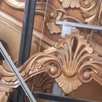 تخت چوبی چوب گردو بادوپاتختی ومیزارایش