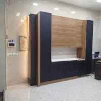 کابینت هایگلاس AGTمات و طرح چوب