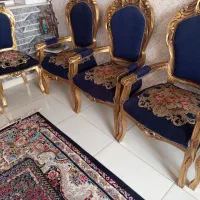 مبل هشت نفره طرح انگوری  با یک میز عسلی