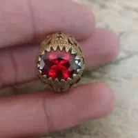 انگشتر کلکسیونی یاقوت سرخ برمه-خون کفتری ویاقوتسبز|جواهرات|زرند, |دیوار