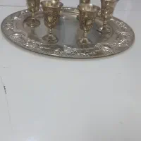 سرویس جام پایه دار برنجی