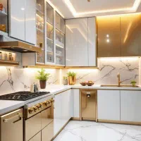 انواع کابینت ام دی اف هایگلاس و...|مصالح و تجهیزات ساختمان|نسیم‌شهر, |دیوار