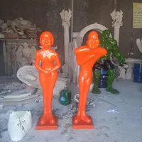 مجسمه غلام ، خوش‌آمد گو(مجسمه سازی اطمانی)