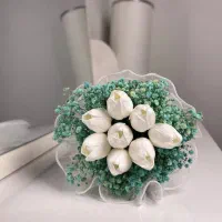 دسته گل عروس فرمالیته قیمت ویژه|گل مصنوعی|شیراز, وحدت|دیوار