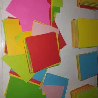 کاغذ رنگی ۹ در ۹