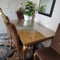 فروش یک دست مبل سلطنتی همراه با سرویس ناهار خوری|مبلمان خانگی و میز عسلی|دامغان, |دیوار