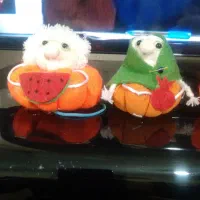 تزیینات یلدایی نمدی شیک وزیبا باقیمت پایین