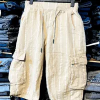 شلوارک کارگو لینن۲۹۰هزار|لباس|شاهرود, |دیوار