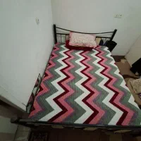 تخت فر فوژه دونفره فلزی|تخت و سرویس خواب|شهریار, اصیل آباد|دیوار