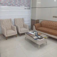 مبل راحتی ۷نفره  شکلاتی و کرم زیر قیمت|مبلمان خانگی و میز عسلی|اصفهان, شهرک ولیعصر|دیوار