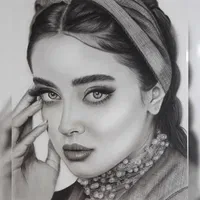 هدیه طراحی چهره|تابلو، نقاشی، عکس|قم, زنبیل آباد|دیوار