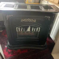 بخاری گازی طرح شومینه