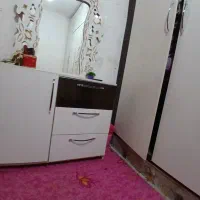 تخت‌خواب‌دونفره میزارایش یه جفت پاتختی فول ام دی ف|تخت و سرویس خواب|اهواز, حصیرآباد|دیوار