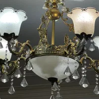 لوستر و‌چراغ سقفی