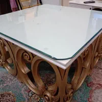 میز وسط مبلی چوبی کارکارگاه مبل جاجرود