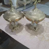 دوجفت شکلات خوری برنز اصل