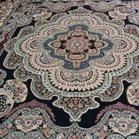 رو فرشی سورمه ای  ۹ متری