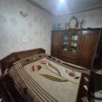 سرویس خواب چوبی دو نفره|تخت و سرویس خواب|شیراز, گود خزینه|دیوار