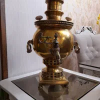 سماور زغالی قدیمی روسی|کلکسیون اشیاء عتیقه|ایوانکی, |دیوار