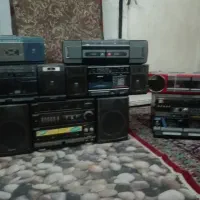 رادیو ضبط انتیک فابریک سالم ژاپنی|سیستم صوتی خانگی|شیراز, دشت چنار|دیوار