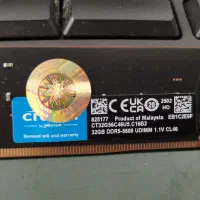 رم دسکتاپ ۳۲ گیگ کروشیال ddr5 5600