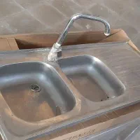 سینک روکار با شیر کامل|مصالح و تجهیزات ساختمان|زرند, |دیوار