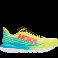 کفش هوکا اورجینال نو رنگ خاص نئون زرد و آبی